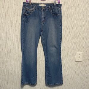 Levi 515 Bootcut Denim Jeans Size 12 & Embroidered Pockets